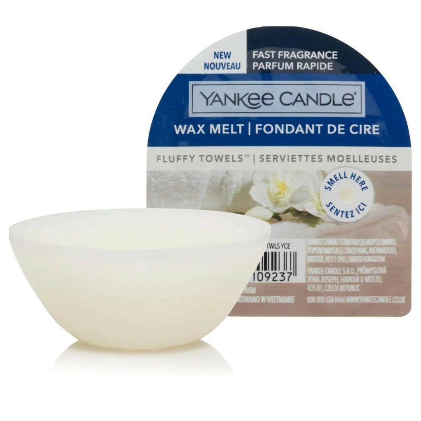 Fotografie Yankee Candle Vonný vosk Fluffy Towels 22 g Yankee Candle A132:kYC258