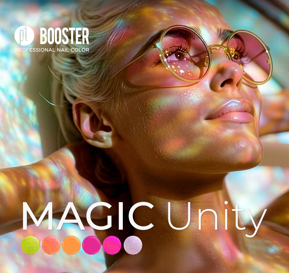 Magic Unity barevná kolekce BOOSTER Color Gel laky bez pilování, léto 2026