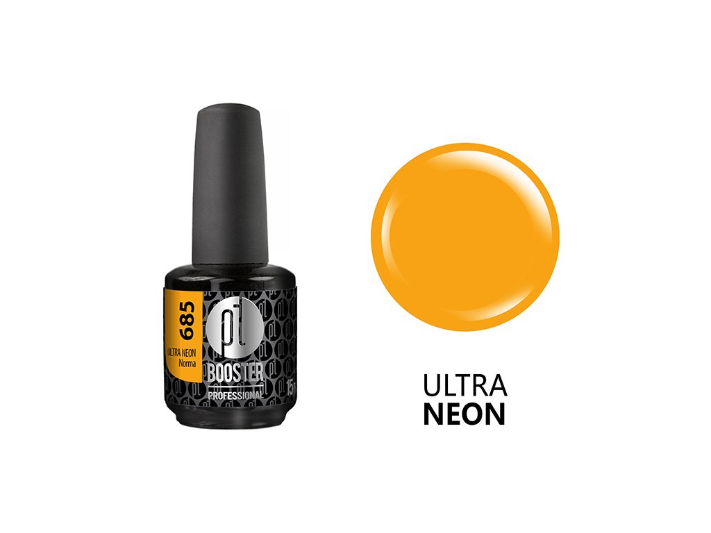 Platinum LED-tech BOOSTER COLOR - Ultra Neon - Norma (685), 15ml - Gel-lak BEZ PILOVÁNÍ
