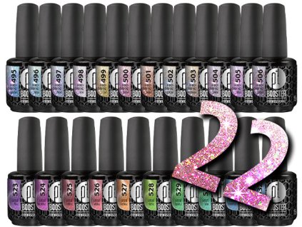 SADA LED-tech BOOSTER COLOR 22x15ml - Narozeninové Cat Eye a Broken Diamond