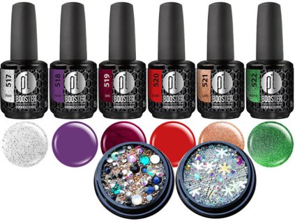 Speciální sada LED-tech BOOSTER Color 6x15ml - Collection 2022 Amazing X-MAS