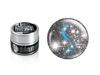 LED-tech BOOSTER COLOR gel - 9D Cat Eye Broken Diamond - Parker (290), 5g