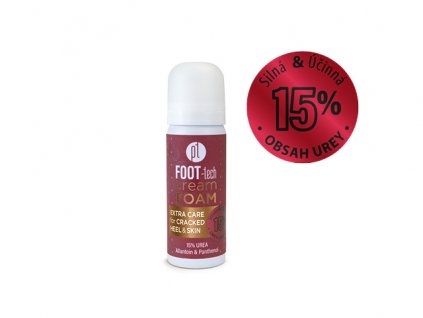 FOOT-tech Cream Foam 50ml - Extra Care, pro velmi suchou až popraskanou pokožku