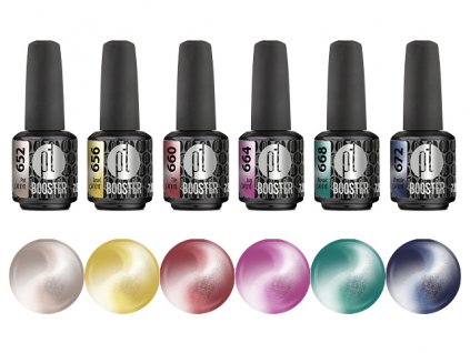 Sada LED-tech BOOSTER Color 6x7,8ml - Cat Eye Ceramic (652,656,660,664,668,672)