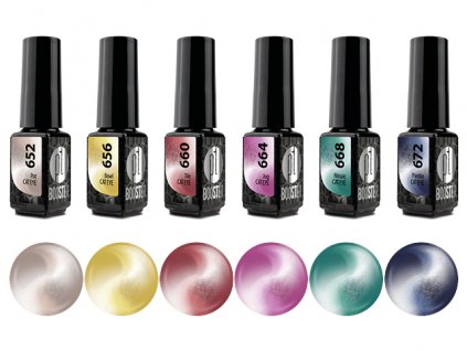Sada LED-tech BOOSTER Color 6x3,5ml - Cat Eye Ceramic (652,656,660,664,668,672)
