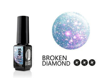 Platinum LED-tech BOOSTER COLOR - Aquarius (495), 3,5ml - Gel-lak BEZ PILOVÁNÍ