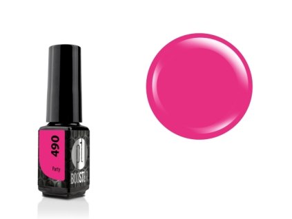 Platinum LED-tech BOOSTER COLOR - Party (490), 3,5ml - Gel-lak BEZ PILOVÁNÍ