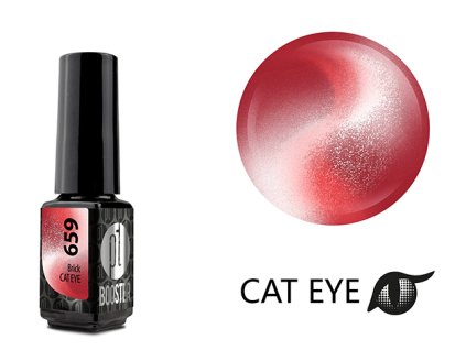 Platinum LED-tech BOOSTER COLOR - Cat Eye Ceramic - Brick (659), 3,5ml