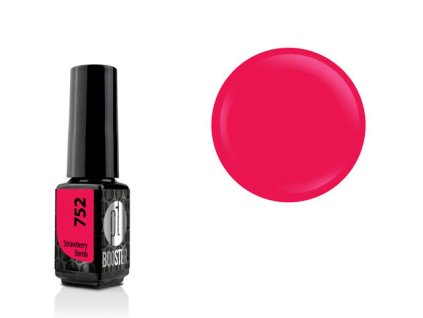 Platinum LED-tech BOOSTER COLOR – Strawberry Bomb (752), 3,5ml - Gel-lak BEZ PILOVÁNÍ