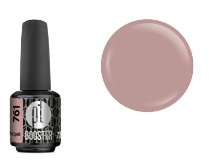 Platinum LED-tech BOOSTER COLOR - Pink Spark (761), 7,8ml - Gel-lak BEZ PILOVÁNÍ