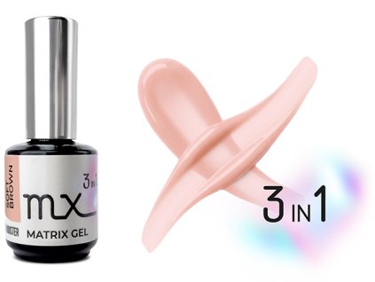 Platinum Booster Matrix Gel 3in1 - Soft Brown 15ml