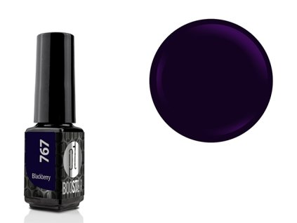 Platinum LED-tech BOOSTER COLOR - Blackberry (767), 3,5ml - Gel-lak BEZ PILOVÁNÍ