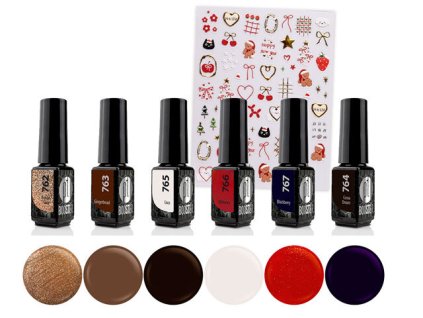 Platinum SADA LED-tech BOOSTER COLOR 6x3,5ml - Collection Choco&Berries