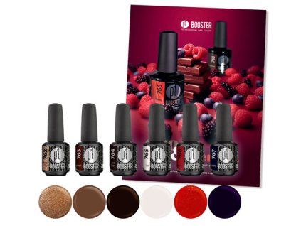 Platinum SADA LED-tech BOOSTER COLOR 6x7,8ml - Collection Choco&Berries