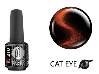 LED-tech BOOSTER Color Cat Eye Crystal - Amber (210), 7,8ml