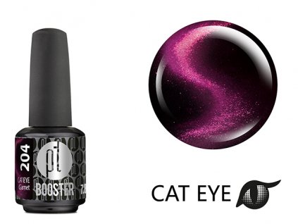 LED-tech BOOSTER Color Cat Eye Crystal - Garnet (204), 7,8ml