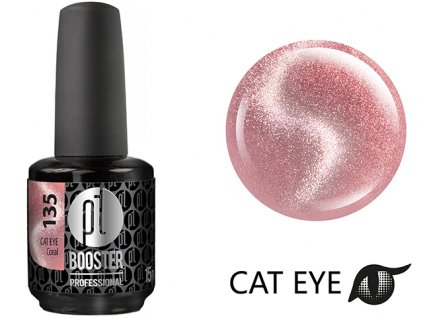 LED-tech BOOSTER Color Cat Eye Jewel - Coral (135), 15ml