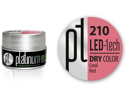LED-tech Color DRY Coral Red (210), 5g