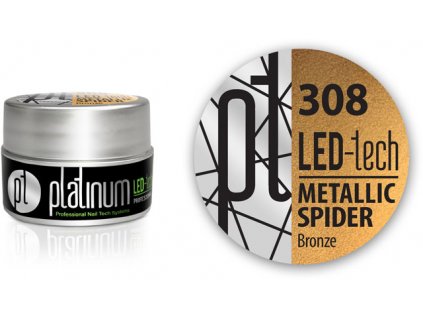 LED-tech Metallic New Spider - Bronze (308), 5g