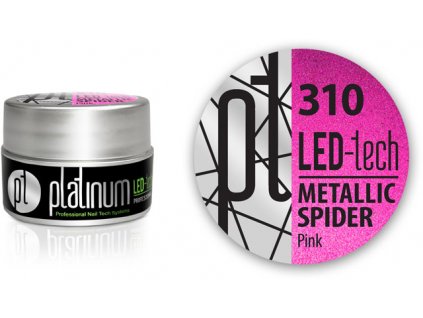 LED-tech Metallic New Spider - Pink (310), 5g