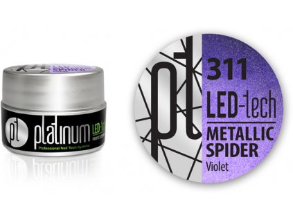 LED-tech Metallic New Spider - Violet (311), 5g