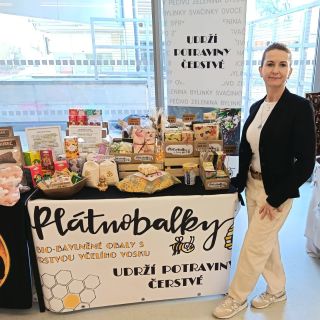 Voskované ubrousky dnes v Olomouci až do 17hodin. Těšíme se na Vás.🐝🌳♻️