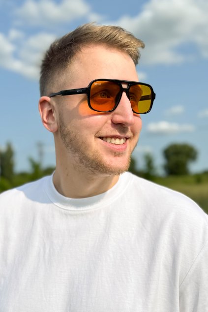 Sluneční brýle Oliver černé
