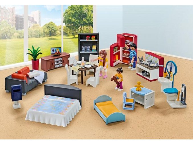 Vybavení Městského domu PLAYMOBIL 1027