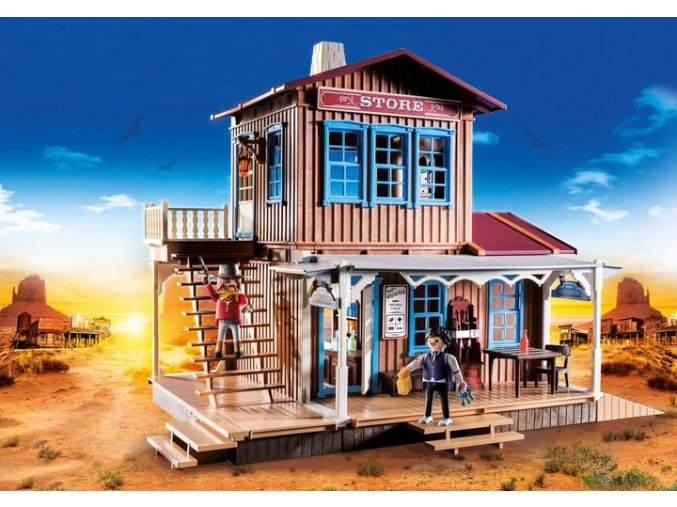 Western obchod s apartmánem PLAYMOBIL 70947