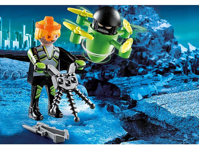 Agent s dronem PLAYMOBIL 70248