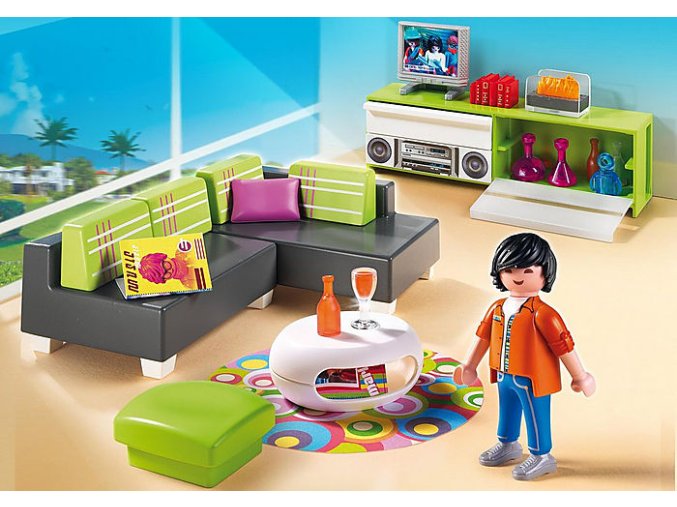 Moderní obývák PLAYMOBIL 5584