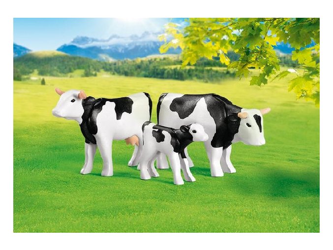 Kráva, býk a tele PLAYMOBIL 7892