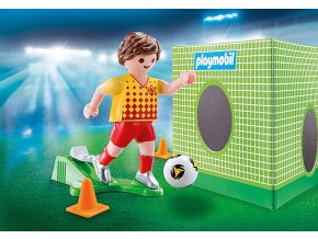 Fotbalista s brankou PLAYMOBIL 70157