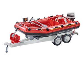 Hasičský člun s přívěsem PLAYMOBIL 9845