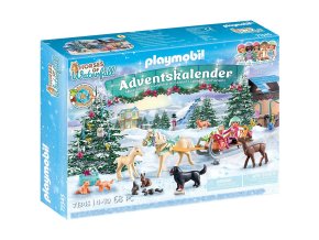 Adventní kalendář Koně "Vánoční jízda na saních" PLAYMOBIL 71345