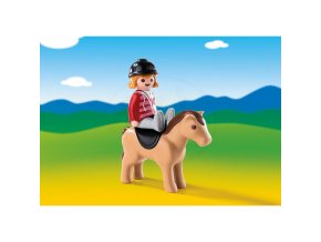 Jezdkyně s koníkem (1.2.3) PLAYMOBIL 6973
