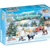 Adventní kalendář Koně "Vánoční jízda na saních" PLAYMOBIL 71345