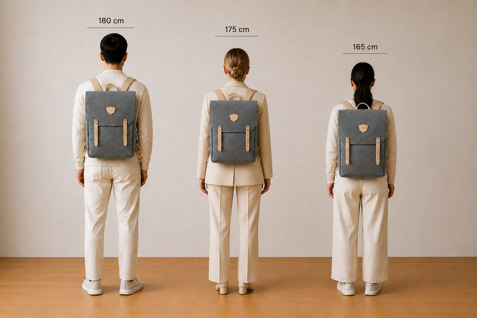 Volta backpack on the back