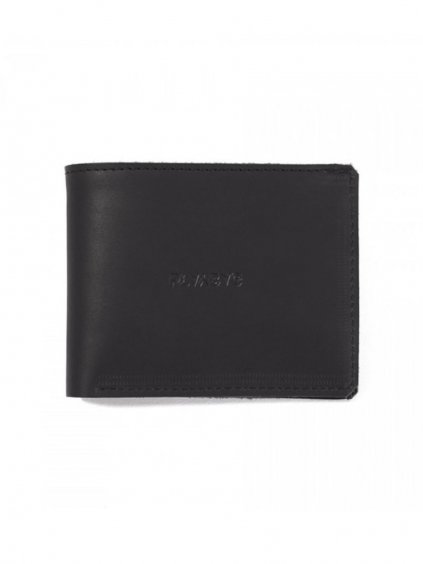 Černá kožená peněženka LOFT Black, přední pohled