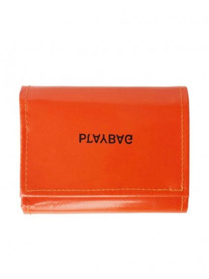 Oranžová peněženka DRAFT Orange, přední pohled