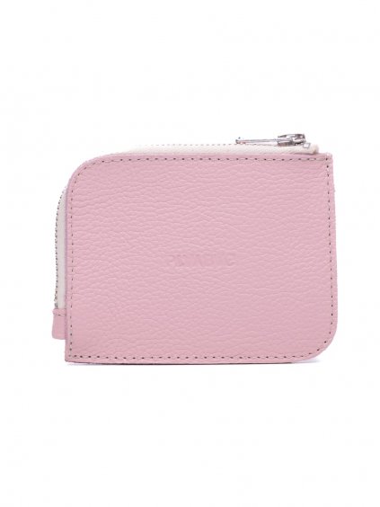 Růžová kožená peněženka SONK Pink, přední pohled