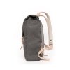 Šedý městský batoh VOLTA Salt/Pepper, boční pohled