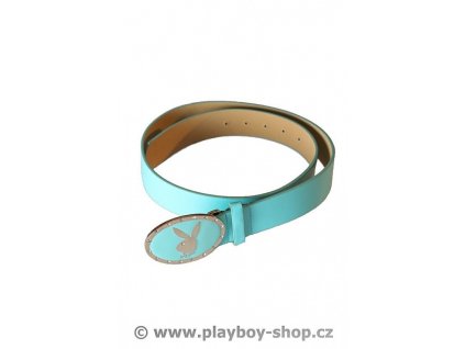 Modrý pásek se sponou s kamínky