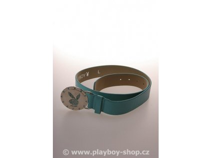 Pásek modrý s modrým kamínkovým zajíčkem