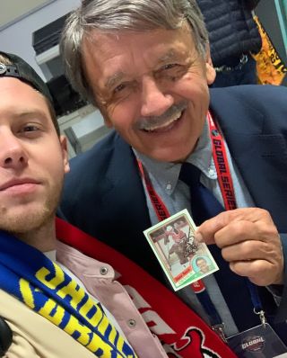 Throwback na NHL Global Series 2024 💯 Fun Fact: Poprosili jsme na zápase Glenna Resche o jeho podpis, ale neměli jsme u...