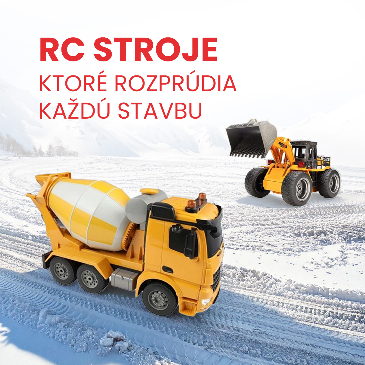 RC stavebné stroje: od bagrov po žeriavy, ktoré rozprúdia každú stavbu.