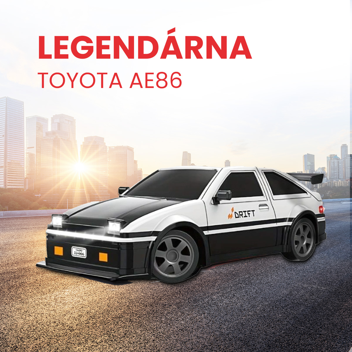 Legendárne Driftovacie RC Auto Toyota AE86: Ideálny Darček pre Každého Milovníka RC Modelov