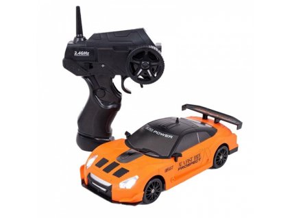 Driftovacie RC auto Nissan GT-R 1:24 RTR oranžová