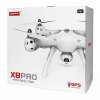 RC dron SYMA X8PRO s GPS návratom domov a pohyblivou HD-FPV kamerou RTF