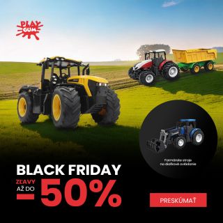 🔨 BLACK FRIDAY JE TU! 🚧 Máte radi stavbárske stroje? Teraz je ten správny čas zaobstarať si svoj vysnívaný RC bager,...